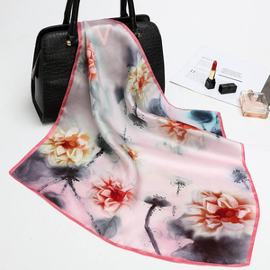 Pañuelo Cuadrado de Chifón Personalizado de 90 cm para Mujer, Pañuelo Grande para la Cabeza, Hiyab Musulmán, Bandana para Decoración del Cabello - Product Image 6