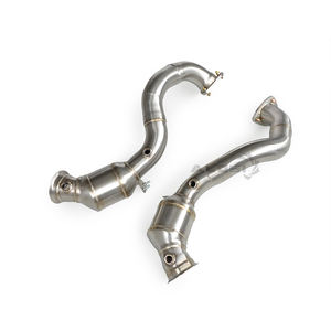 Collecteur d'échappement en acier inoxydable à haut débit pour <span class=keywords><strong>Aston</strong></span> <span class=keywords><strong>Martin</strong></span> DB12 4.0T 2023-2025 Amélioration des performances de course Amélioration de la puissance Installation parfaite - Product Image 2