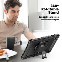 Coques de tablette robustes antichoc en PC et silicone avec support et bandoulière pour Samsung Tab A9+ A11 Plus – Vente en gros