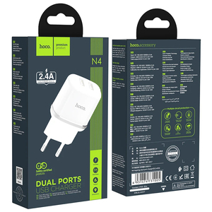 Hoco N4 Aspiring Dual Port Charger EU - Product Image 6