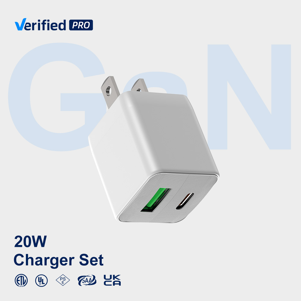 White US Plug (USB-A+Type-C)