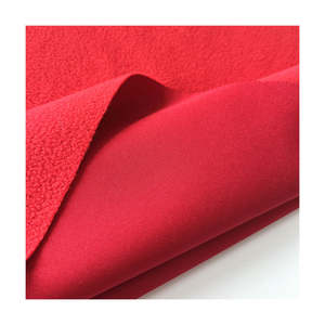 Tissu Softshell Extra Lourd Extensible dans les 4 Sens Double Face 100% Polyester Polaire Sherpa 300D Vêtements Chauds pour Filles - Product Image 1