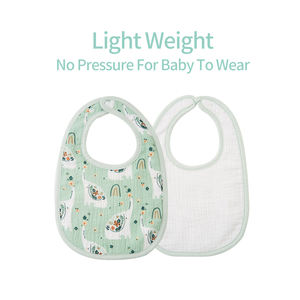 100% algodón Infantil <span class=keywords><strong>6</strong></span> capas Muselina bebé alimentación Baberos bebé bufanda Baberos - Product Image 4