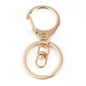 Lega di zinco <span class=keywords><strong>D</strong></span> word Buckle <span class=keywords><strong>oro</strong></span> e argento portachiavi risultati dei monili che fanno accessori per gioielli fai da te fibbia <span class=keywords><strong>chiave</strong></span> all'ingrosso - Product Image 2