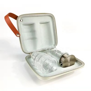Service à thé de voyage sac de rangement EVA personnalisé pour tasses et bouteilles en verre/céramique, organisateur d'accessoires portables-étui uniquement - Product Image 3