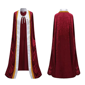 Nouvelle cape médiévale rétro pour roi <span class=keywords><strong>et</strong></span> <span class=keywords><strong>princesse</strong></span>, robe de cour pour Halloween <span class=keywords><strong>et</strong></span> Noël, cape de cosplay pour reine <span class=keywords><strong>et</strong></span> <span class=keywords><strong>prince</strong></span>, cape en velours, costume - Product Image 5