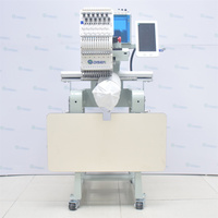 Machine à broder plate industrielle automatique à grande vitesse et haute précision avec tête simple 12/15 aiguilles informatisée