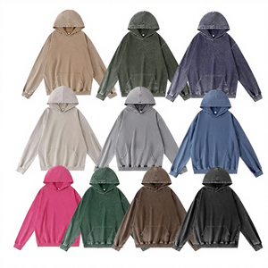 Pantalones Deportivos de Gran Tamaño con Capucha y Logotipo de Dibujos Animados para Hombre, 100% Algodón, Acabado Lavado, Listos para el Invierno - Product Image 4