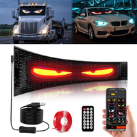 Panel LED Ultrafino y Flexible para Ventana de Coche, Adhesivo, Matriz DIY