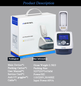 Noyau KN-4006B Équipement Médical Portable 311nm UV Psoriasis Vitiligo Traitement UVB Photothérapie Lampe - Product Image 3