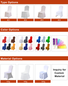 Fundas Elásticas Universales para Sillas, Blancas y Negras, 1 Pieza, Funda de Poliéster y Spandex Lisa, Protector de Silla Plegable para Salón, Bodas, Playa - Product Image 3