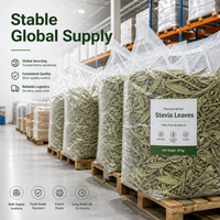 Feuilles de Stévia Séchées Naturelles au Goût Sucré pour Tisanes – Feuilles de Stévia Rebaudiana pour Infusions