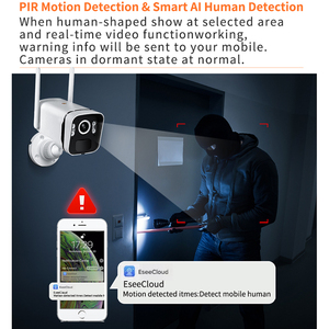 4MP 8CH điện năng lượng mặt trời Wifi NVR Kit PIR pin camera không dây Home an ninh Hệ thống CCTV - Product Image 3