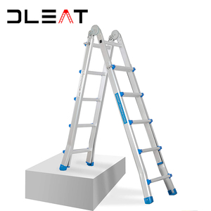 <span class=keywords><strong>Escalera</strong></span> Plegable Gigante de Aluminio Multiusos 4x5 Especial para Uso Doméstico con Bisagra Grande - Product Image 2