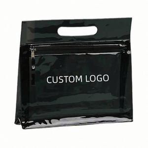 Bolsa de Cosméticos de PVC Reutilizable Ecológica e Impermeable con Bolsa Transparente con Cierre para Organización de Maquillaje de Viaje - Product Image 3