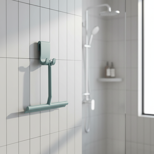 Cepillo de limpieza de mango corto multicolor, limpiador de <span class=keywords><strong>cristales</strong></span> de ventana de <span class=keywords><strong>coche</strong></span> y ducha con limpiaparabrisas, Material de goma de silicona - Product Image 3