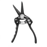 Sécateur professionnel industriel à lame de rechange, poignée antidérapante, lame en acier au carbone, revêtement PTFE, manche composite, multi-usages