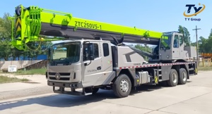 Factory Direct ZOOMLION ZTC250V5 1 New 25 Ton Hydraulic Mobile <b>Crane</b> Construction Equipment Truck <b>Crane</b> - Product Image 3