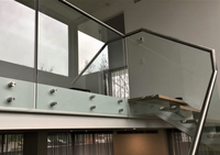 Support de sonde réglable moderne de haute qualité en acier inoxydable pour hôtel, villa, escalier et balcon, résistant à l'eau/à la rouille
