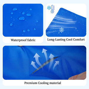 Comfortable Nylon Dog Bed Blanket Waterproof Non-Toxic Self Cooling <b>Mat</b> for Pets Soft Breathable with Cool Feature for Summer - Product Image 3