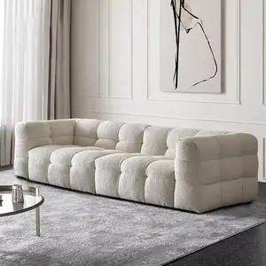 Mobili di lusso soggiorno design in tessuto di qualità divano Set mobili soggiorno Hotel Villa stile divano