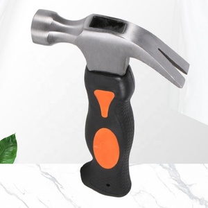 No.62009 8OZ piccolo martello da carpentiere tozzo per la riparazione fai da te casa campeggio per uso domestico <span class=keywords><strong>maniglia</strong></span> in gomma morbida per uso domestico - Product Image 2