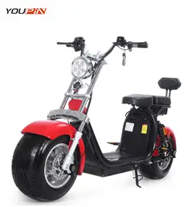 1500w 2000w强力摩托车大轮胎电动滑板车带成人座椅