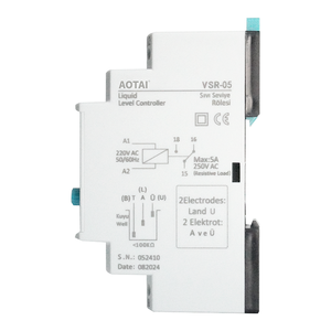בקר מיניאטורי VSR-05 להגנה על מפלס נוזלים במים 220V <100K ממסר בקרת מפלס נוזלים בעל הספק גבוה - Product Image 2