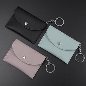 Kanniki. Portefeuille court unisexe en PU imperméable avec bouton, style coréen, pour étudiants, porte-cartes bancaires, en polyester, cadeau d'affaires, direct usine - Product Image 3