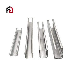Chất lượng cao pre-mạ kẽm <span class=keywords><strong>C</strong></span> kênh unistrut mạnh mẽ strut với uốn hàn <span class=keywords><strong>c</strong></span>ắt dịch vụ - Product Image 1