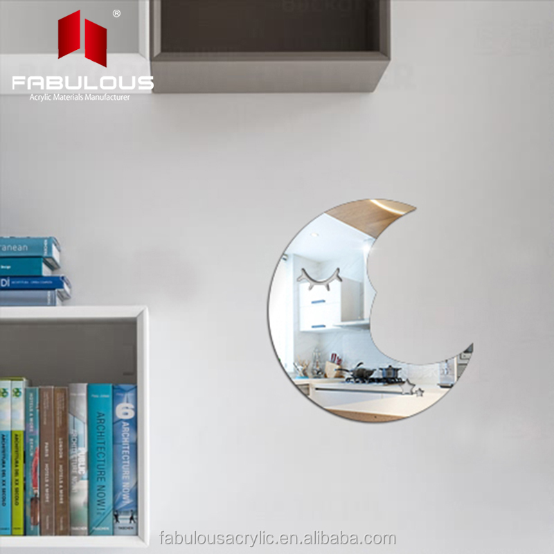 Géométrique Tête De Cerf Effet Miroir Acrylique Mode Décor Maison Autocollant Miroir Cerf Mur Art Deer Cool Chasseurs Cadeau
