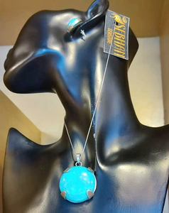 Collier en argent avec saphir doré naturel et perle d'eau douce, design joyeux et inspirant |   Empire de pierres précieuses Sebhan directement d'Addis-Abeba - Product Image 1