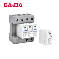 Parafoudre électrique GA&DA 4P 280V CA, dispositif de protection contre les surtensions basse tension spd 40k 80ka 240KA