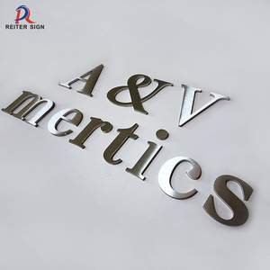 Insegna Personalizzata in Acciaio Inox Tagliata al Laser con Lettere dell'<span class=keywords><strong>Alfabeto</strong></span> Arabo e Inglese, Pubblicità IP65 Impermeabile <span class=keywords><strong>per</strong></span> Decorazione Murale - Product Image 4