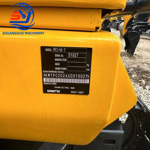 Excavatrice sur chenilles Komatsu PC110-7 d'occasion, équipement minier japonais, avec moteur, capacité de la benne de 0,48 m³, poids opérationnel de 10,98 tonnes - Product Image 3