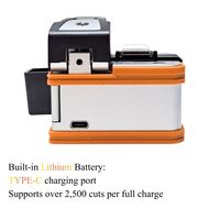 Q1S FIber Optic Cleaver Fully Automatic Rechargeable 16 Face Blade Optical Fiber Cutter FTTH Fiber Optic Equipment