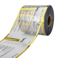Étiquettes autocollantes personnalisées imperméables en rouleau, étiquettes privées en PVC pour flacons médicaux avec logo