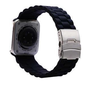 OEM/ODM YUNSE, nuevos productos, correa de reloj deportiva de silicona resistente al agua, pulsera de goma suave, correa de reloj con hebilla desplegable - Product Image 4