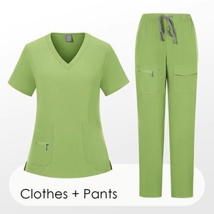 Unisex Lightweight <b>doctor</b> uniform Scrubs <b>Set</b> medical Breathable Women Cool Stretch Jogger Scrub <b>Set</b> - Product Image 3