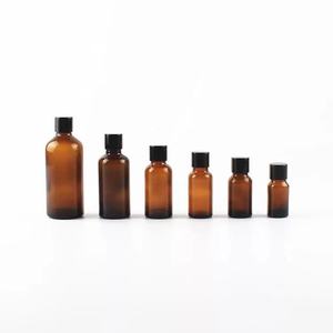 Precio de fábrica de fondo plano logotipo de la forma del cuerpo para azafrán de vidrio de botella de vidrio - Product Image 1