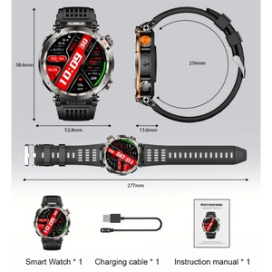 Nuevo Reloj Inteligente HT30, Resistente al Agua para Exteriores, con Llamadas, Frecuencia Cardíaca, Oxígeno en Sangre, Luz LED, Carcasa, Batería de 7-14 Días - Product Image 2