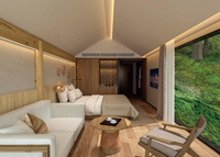 Maison modulaire préfabriquée de luxe en conteneur maritime, appartement moderne, villa, installation facile, hôtel préfabriqué
