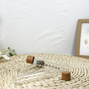 Tube d'emballage de cartouche d'huile d'accessoires de magasin de tube de verre de Borosilicate de 120mm avec le couvercle de CR - Product Image 1