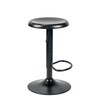 Tabouret de bar de style industriel, nordique, moderne et minimaliste, réglable en hauteur, pivotant, sans dossier, pour bar, cuisine et café