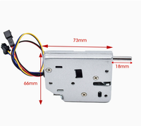 Serrure Électronique Intelligente pour Armoire DC 5V 12V 24V, Verrou Électromagnétique en Acier avec Déverrouillage Manuel d'Urgence et Retour de Signal