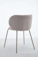 Chaises de salle à manger modernes et minimalistes, nouveau style, design doux et confortable, chaises en tissu pour la salle à manger à domicile