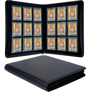 Custom 9 Pocket Toploader Binder Can Holds 288 Top Loaders for Pokemon Yugioh Baseball Football and other Trading Cards