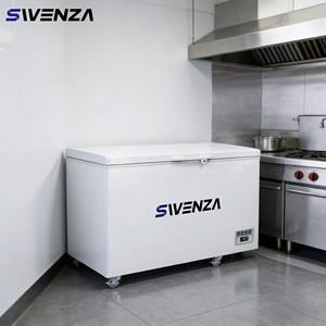 Réfrigérateurs horizontaux en acier inoxydable personnalisés à double température et à dégivrage automatique pour salle à manger et maison - Product Image 1