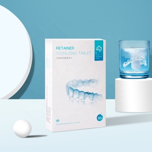Ykelin 90 Tabletten Brause tabletten Boxed <span class=keywords><strong>Oral</strong></span> Care Retainer Reinigungs tablette für Zahnspangen - Product Image 2