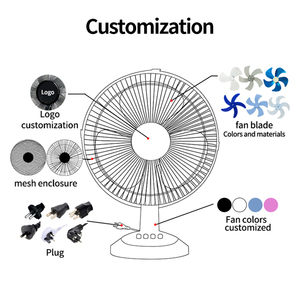 Bán Chạy Quạt Để Bàn 12 Inch Gió Mát 3 Tốc Độ Gia Dụng Quạt Mini - Product Image 4